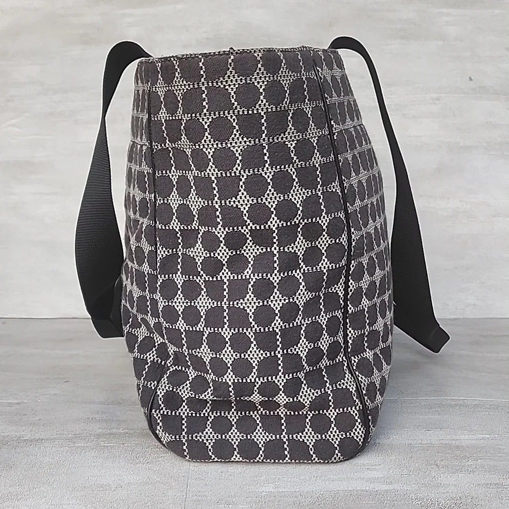 Kate Spade Black and White Geometric Diaper Bag